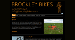 Desktop Screenshot of brockleybikes.com